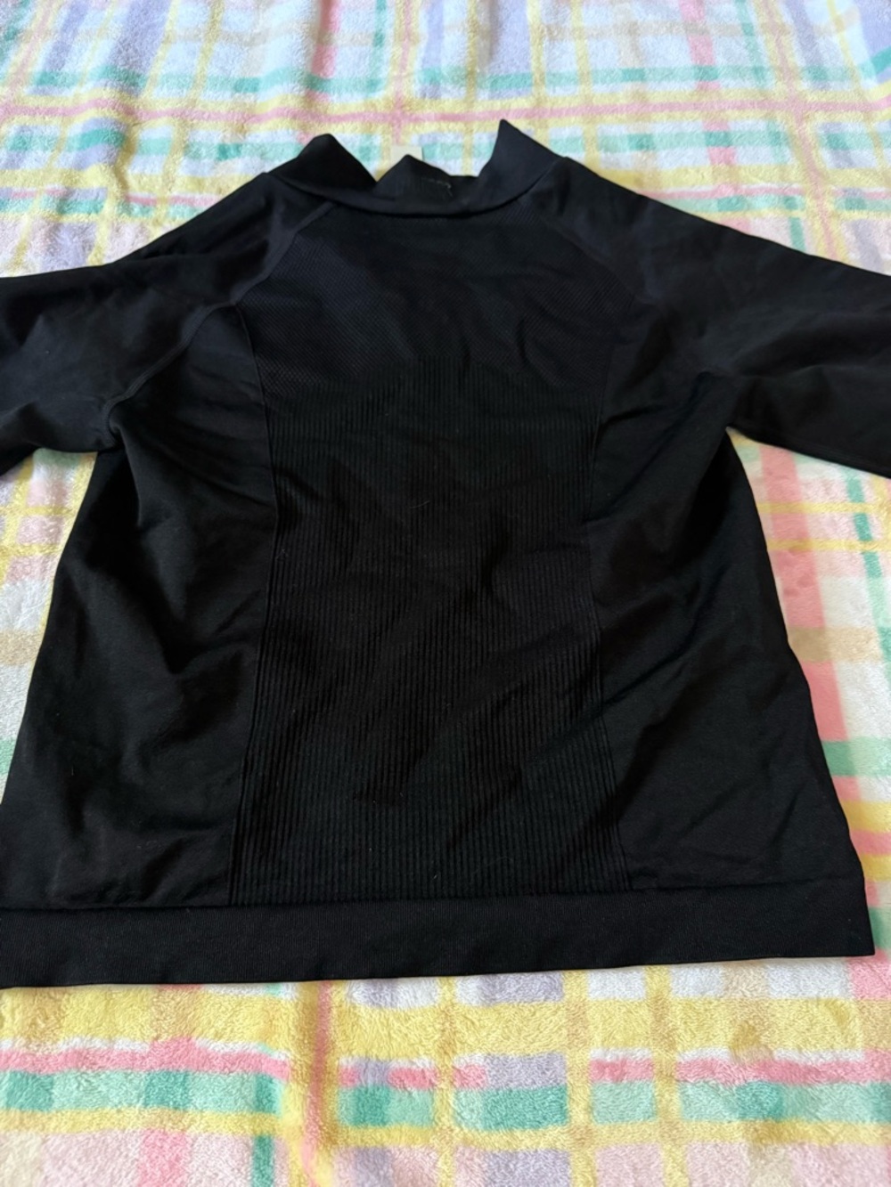 PINK Victoria's Secret Black Half-Zip Pullover - Picture 7 of 8